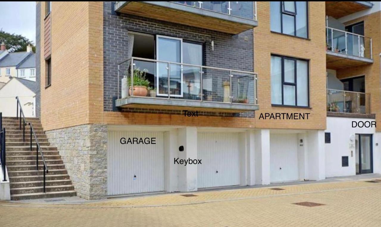 Stunning Apartment, Balconies, Private Beach, Coast Path Charlestown (Cornwall) Zewnętrze zdjęcie
